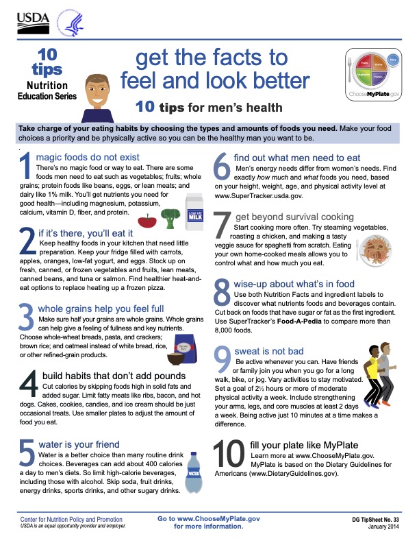 10 tips for men’s health