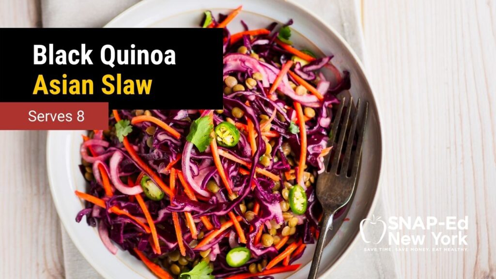 Black Quinoa Asian Slaw