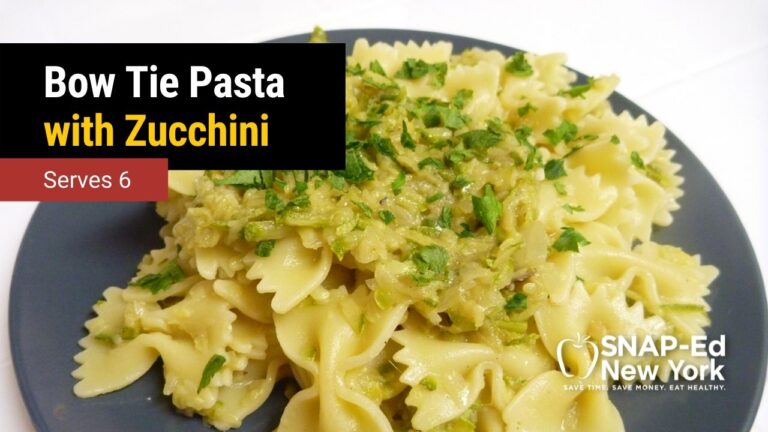 Bow Tie Pasta with Zucchini