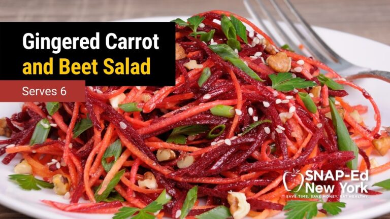 Ginger Carrot and Beet Salad