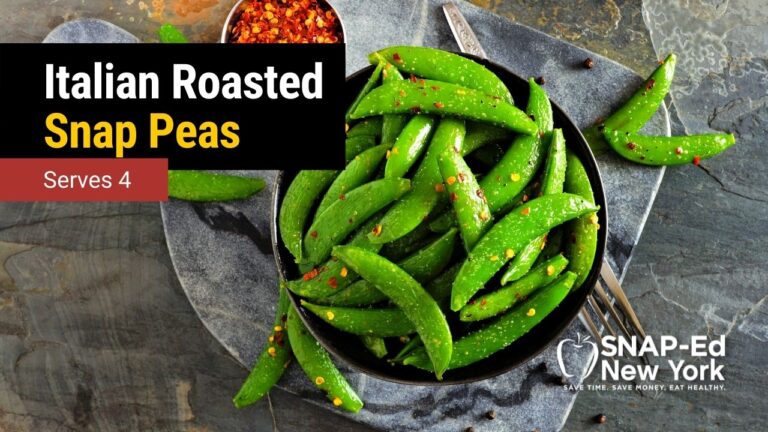 Roasted Snap Peas