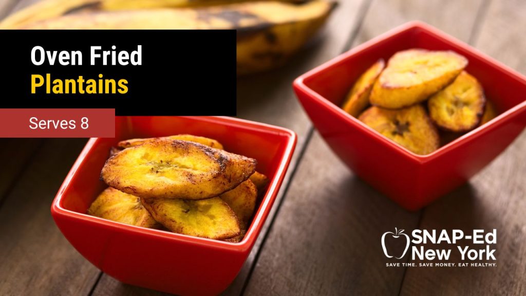 Oven Fried Plantains