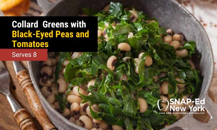 Collard Greens with Black-Eyed Peas and Tomatoes Fixed
