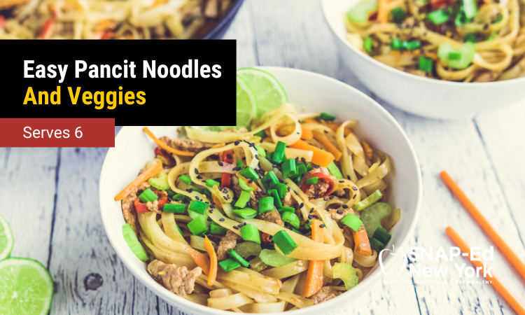 Easy Pancit Noodles And Veggies