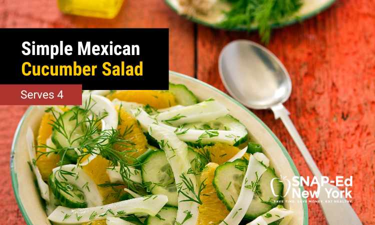 Simple Mexican Cucumber Salad Fixed