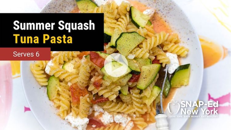 Summer Squash Tuna Pasta