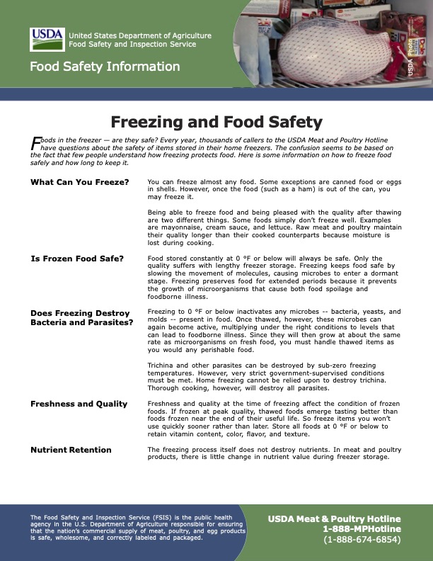 Freezing_and_Food_Safety Tip sheet