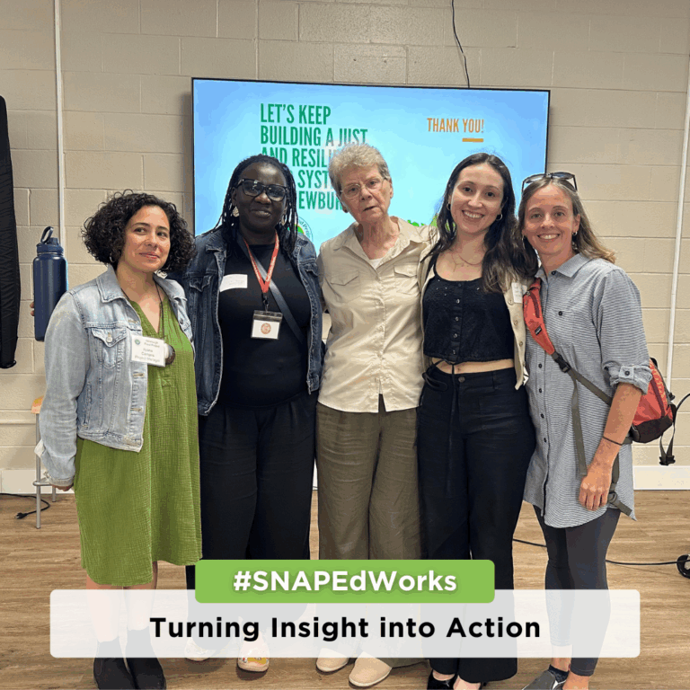 SNAP-Ed NY joined partners to explore local food system data and spark action for a healthier, more equitable future.