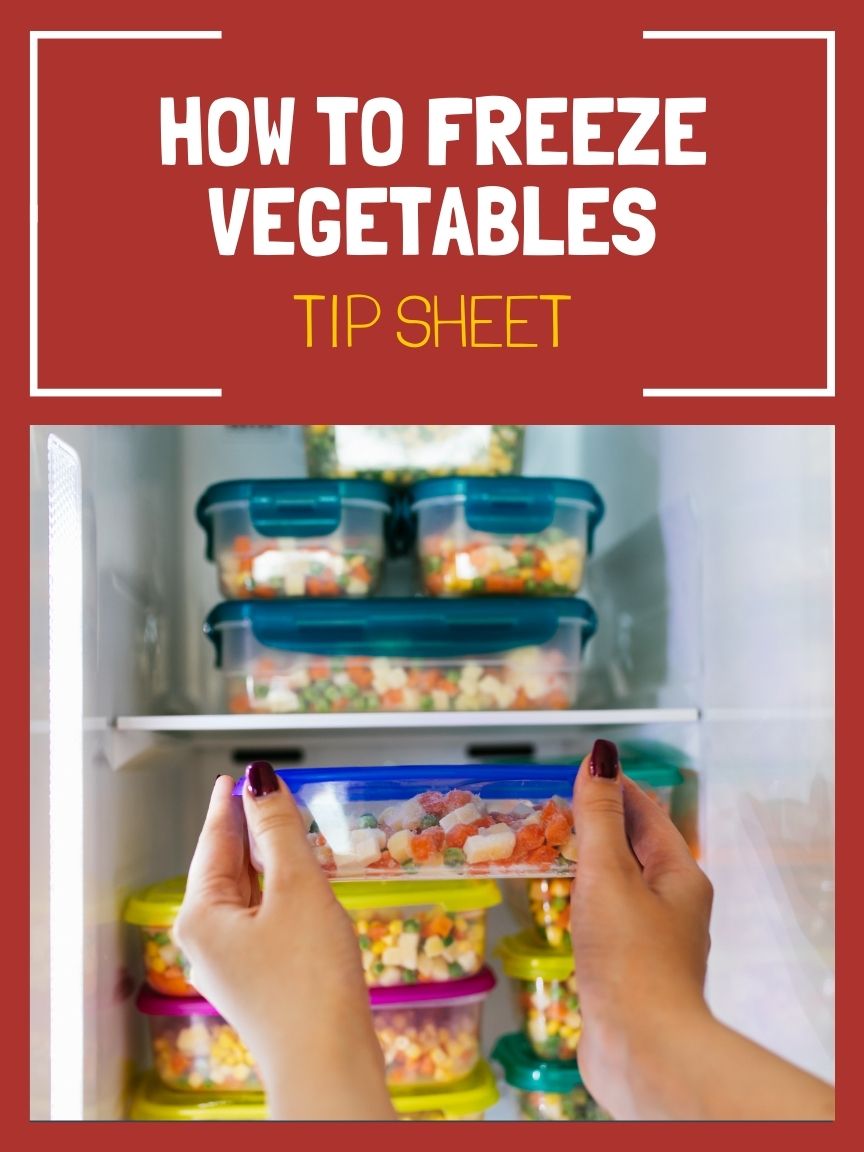 How to freeze vegetables - SNAP-Ed New York